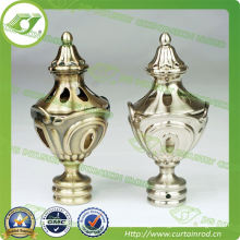 Censer Style Curtain Finials, AB/BK/SN Curtain Finials